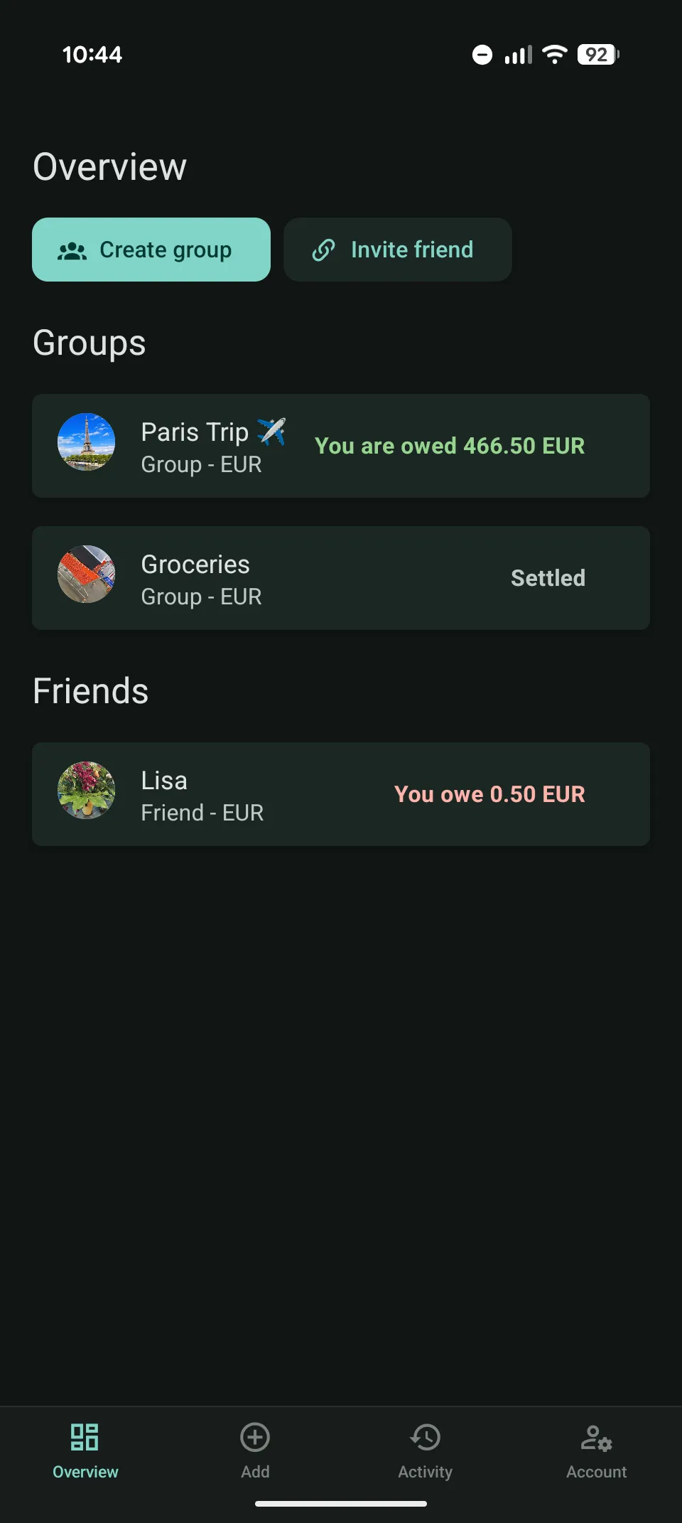 Invite anyone in seconds